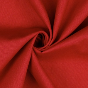 Poplin bumbac uni - Red - Img 1