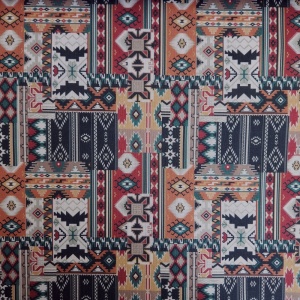 Poplin imprimat - Dakota Amerindian