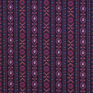 Poplin premium digital - Marrakech Stripe Navy - Img 4
