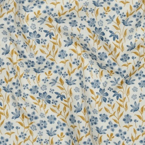 Poplin premium - Heritage - Flowers Field Blue