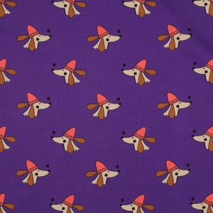 Poplin premium imprimat - Dogs Purple - Img 5