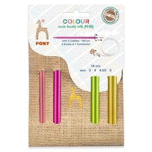 Set andrele cu capete interschimbabile Pony Just Yute nr 3-5 mm - Img 6