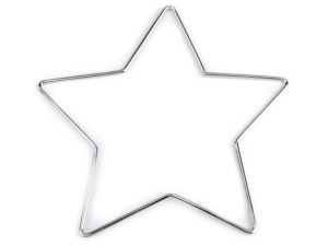 Stea metalica pentru decoratiuni - diametru 20 cm - Img 2
