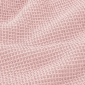 Tesatura din Bumbac Waffle - Blush