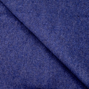 Tesatura din lana fiarta - Navy Melange