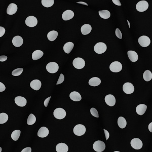 Vascoza Imprimata digital- Polka Dots Black