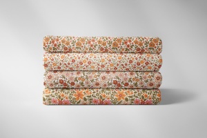 Bumbac imprimat - Rustic Bloom - Img 2