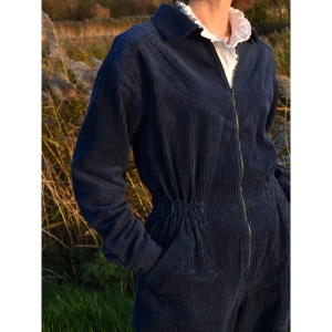 Bumbac Reiat Corduroy Prespalat 4.5W - Sage - Img 3