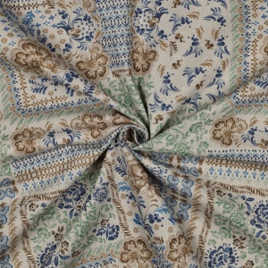 Canvas imprimat digital - Patchwork flowers linen - Img 4