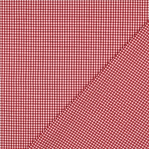 Cupon 25 cm - Material bumbac tesut yarn dyed - Vichy Red 2.7mm - Img 6