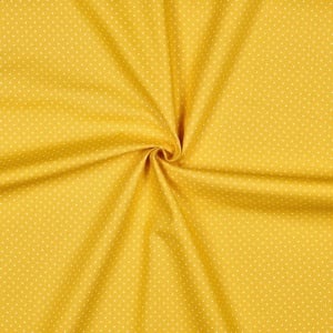 Cupon 30 cm - Bumbac imprimat - Petit Dots Yellow - Img 2