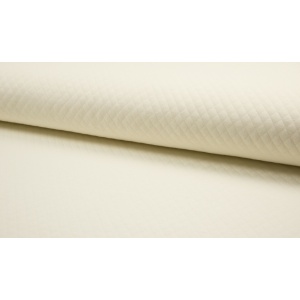 Cupon 30 cm - Jerse Matlasat Cotton Diamond - Ecru - Img 3