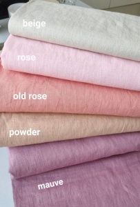 Cupon 50 cm - Material In - Linen Washed - Old Rose - Img 4