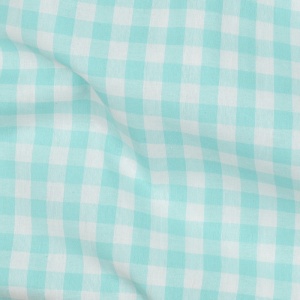 Cupon 80 cm - Material bumbac tesut yarn dyed- Vichy Mint 10mm