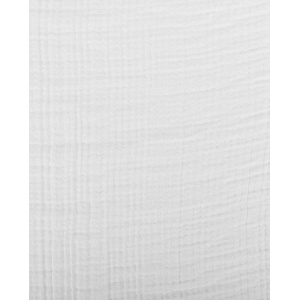 Cupon 80 cm - Muselina din bumbac in 6 straturi - White - Img 2
