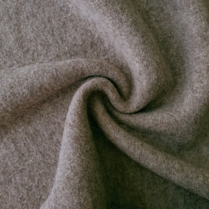 Cupon 85 cm - Tesatura din lana fiarta - Sand Melange - Img 2