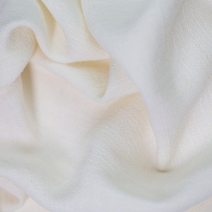 Cupon 90 cm - Material din amestec de vascoza si in - Off White