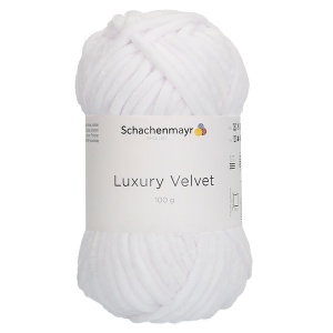 Fir catifea Luxury Velvet - 00001 Polar Bear