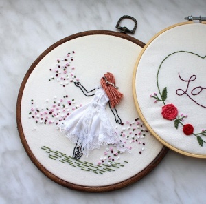 Gherghef pentru broderie - 20 cm - Img 4