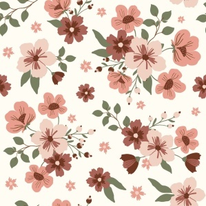Jerse Bumbac imprimat - Floral Bouquet - Img 2