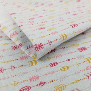 Jerse french terry - Boho Indian Arrows Grey - cupon 1.1m
