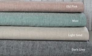 Material 100% In - Linen Georgio Mint - cupon 50cm - Img 3
