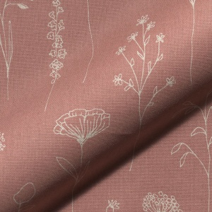 Material Canvas imprimat - Fine Florals Old Rose
