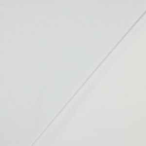 Material din bumbac si vascoza uni - White - Img 3
