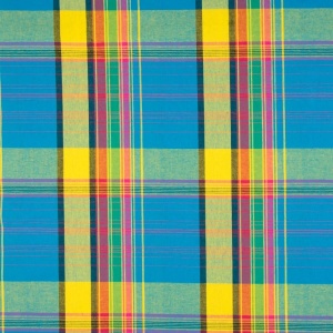 Material tesut in carouri - Madras Checks Blue - Img 2