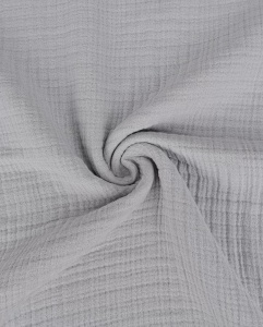 Muselina din bumbac in 6 straturi - Light grey