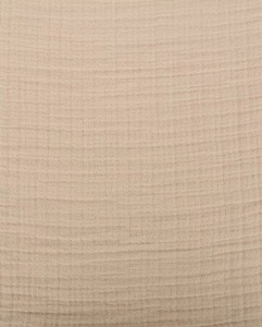 Muselina din bumbac in 6 straturi - Sand - cupon 50cm - Img 3