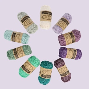 Pachet 10 sculuri x 25 gr - Scheepjes Stone Washed - Chakras