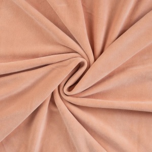 Plush bumbac Nicky Velour - Salmon