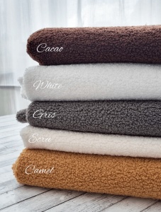 Plush Teddy Sherpa Boucle - Camel - Img 4