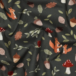 Poplin premium digital - Autumn Green