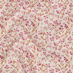 Poplin premium - Heritage - Flowers Field Pink