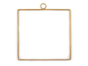 Ramă metalică pentru decoratiuni19.5x19.5 cm - Auriu mat
