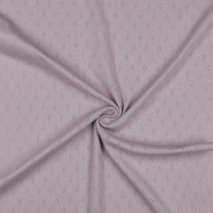 Tricot 100% bumbac - Pointoille Vintage Purple - Img 2