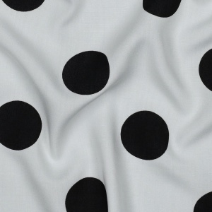 Vascoza Imprimata digital- Big Polka Dots White