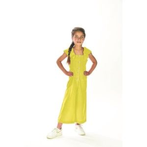 Batist - Voal de bumbac uni organic GOTS - Galben - Img 3