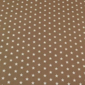 Bumbac imprimat - Petit Stars Taupe 04955.019