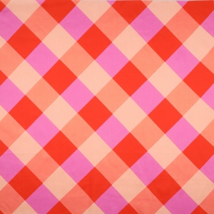 Bumbac satinat imprimat - Large Gingham Red - colectia Nerida Hansen - Img 4