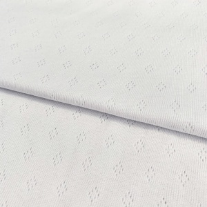 Cupon 22cm - Tricot 100% bumbac - Pointoille White - Img 3