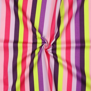 Cupon 27cm - Poplin premium imprimat- Summer Stripe Nerida Hansen Purple - Img 2