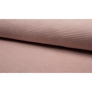 Cupon 30 cm - Jerse velur din bumbac - Nude - Img 3