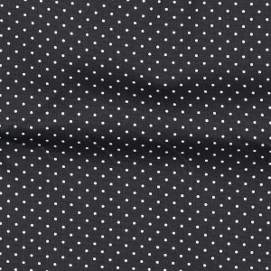 Cupon 35 cm - Bumbac imprimat - Petit Dot Black