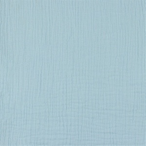 Cupon 40 cm - Muselina uni - Baby Blue - Img 2