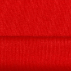 Cupon 44cm - Material tubular Rib / patent mansete Organic - Tomato