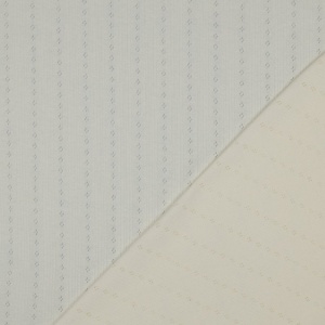 Cupon 45 cm - Tricot 100% bumbac - Pointoille Stripe Off-White - Img 5