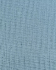 Cupon 60cm - Muselina din bumbac in 6 straturi - Blue Jeans - Img 3